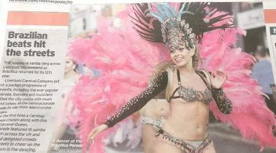 Samba Livre Liverpool Brazilian samba dancers Rio carnival dancers samba uk samba show samba band entertainers events performers performances north west Manchester Ireland Wirral Wales Britain rio dancers hire samba dancers Brazil Brazilian entertainment Brazilica samba dancers for hire